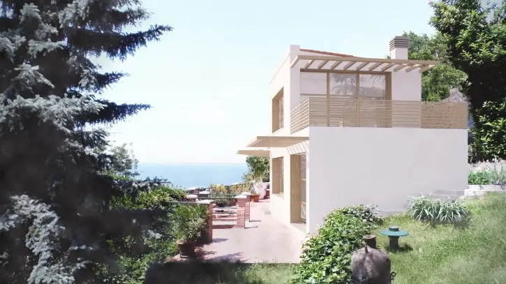Una delle ville in vendita in Costiera