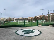 Il campo da calcio di via Felluga, da anni sede degli allenamenti e delle partite del San Luigi Calcio, storico sodalizio dilettantistico triestino arrivato anche in serie D con la prima squadra. Foto di Andrea Lasorte