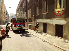 Il crollo del cornicione