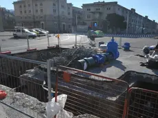 Foto Bruni Trieste 31.03.2019 Porto vecchio:lavori di ristrutturazione ai magazzini 27 e 28