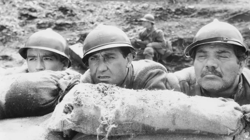 Una scena da "La Grande guerra" di Monicelli