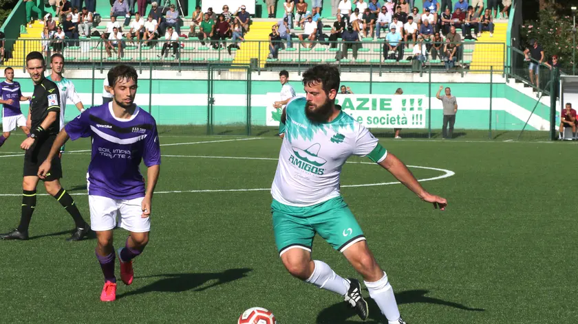 Il capitano sanluigino Federico Giovannini (Foto Andrea Lasorte)
