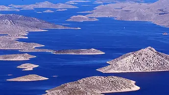Sibenik, 230408. U Kornatima se na prodaju nude otoci, otocni posjedi i kuce u ukupnoj vrijednosti od oko 150 milijuna kuna. Na fotografiji panorama Kornata. Foto: Stanko Feric / EPEHA