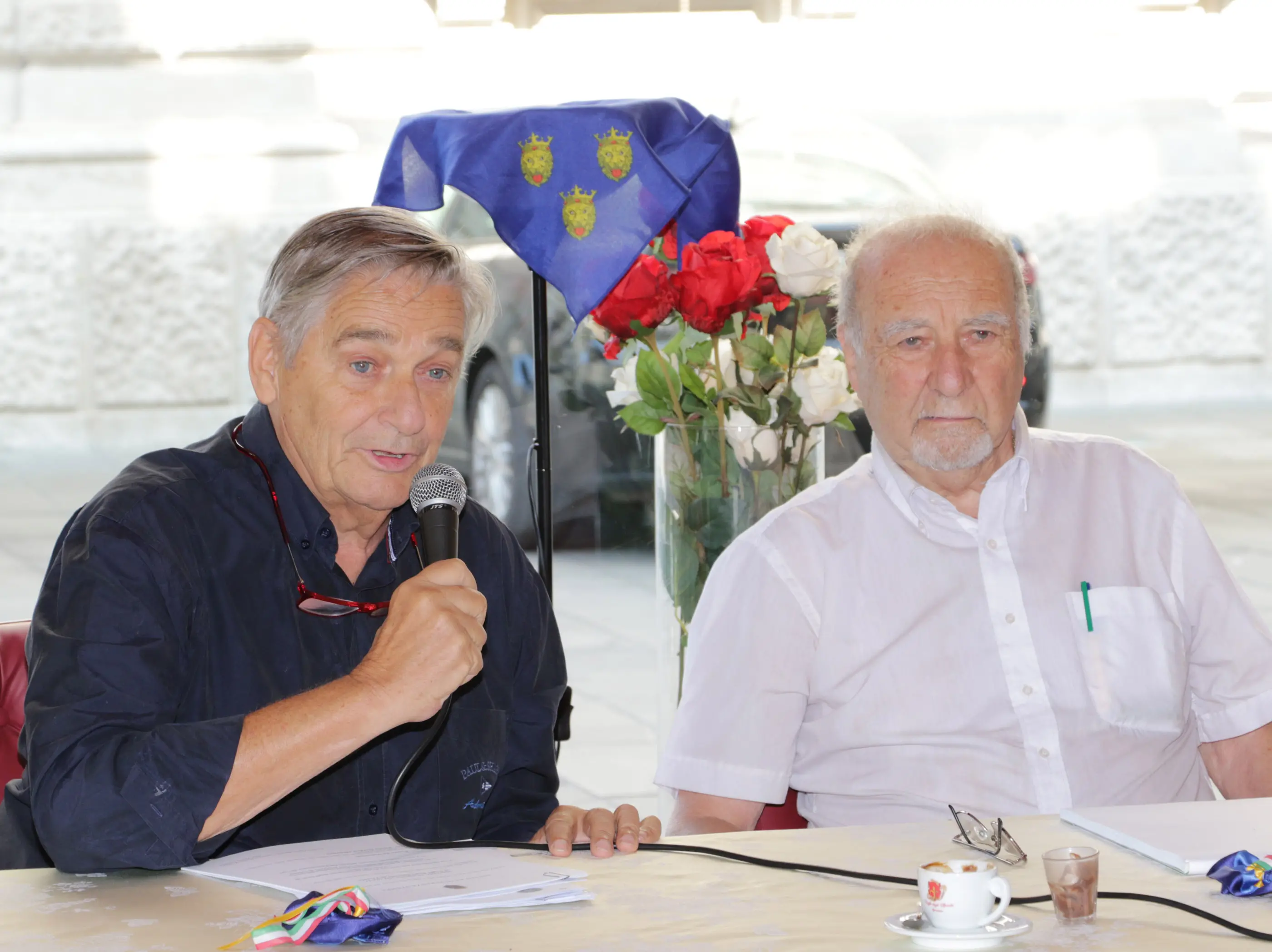 Lasorte Trieste 22/08/17 - CaffÃ¨ degli Specchi, Conferenza Stampa Associazioni Esuli, Paolo Sardos Albertini, Renzo de' Vidovich