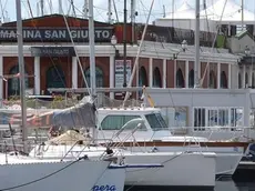 La sede del Marina San Giusto, dove si trova anche il ristorante