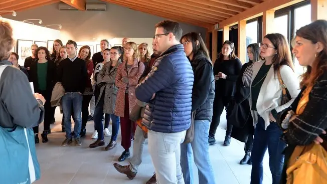 Foto BRUNI 01.11.2017 S.Giuisto: turisti-- museo Alinari