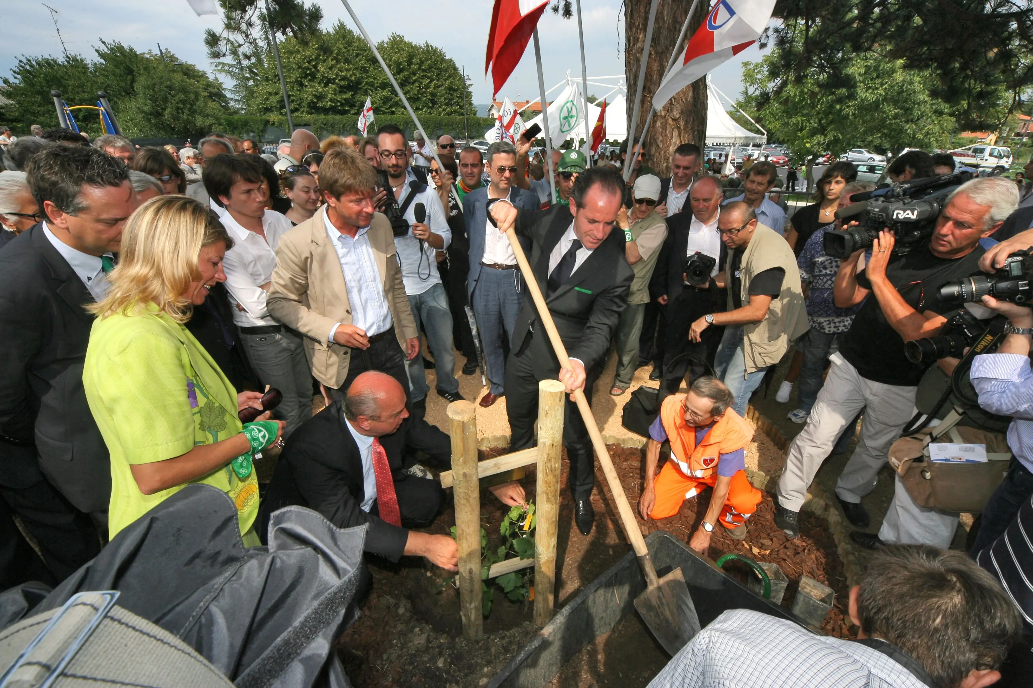 Il 3 agosto 2009 l'allora ministro Luca Zaia piantuma una barbatella di Glera a Trieste