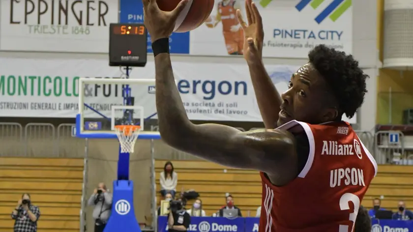 Foto BRUNI Trieste 21.03.21 Basket serie A1: Basket serie A1: Allianz Trieste- Reyer Venezia--Upson