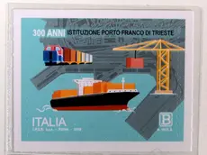 Foto BRUNI Trieste 13.12..2019 Autorita Portuale-annullo filatelico per i 300anni del porto