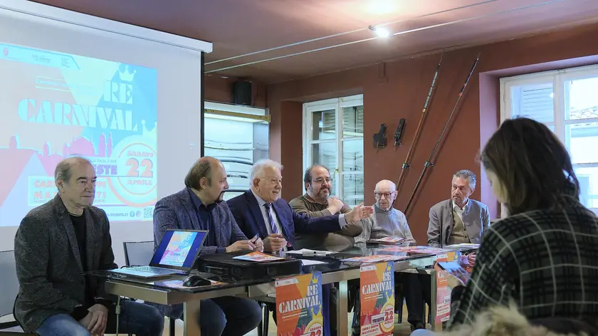 La presentazione di “Re Carnival”. Massimo Silvano