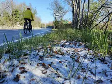 Fiocchi di neve sul carso nella notte tra martedì e mercoledì (Lasorte)