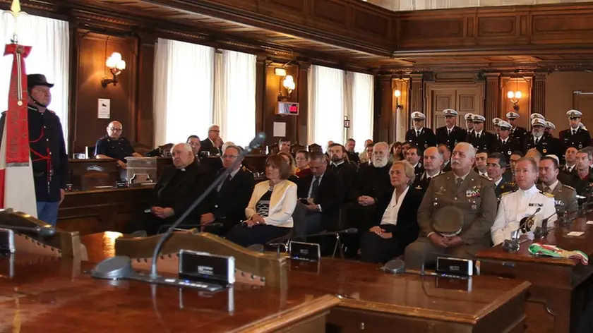 La cerimonia per il 154° anniversario del Corpo della polizia locale