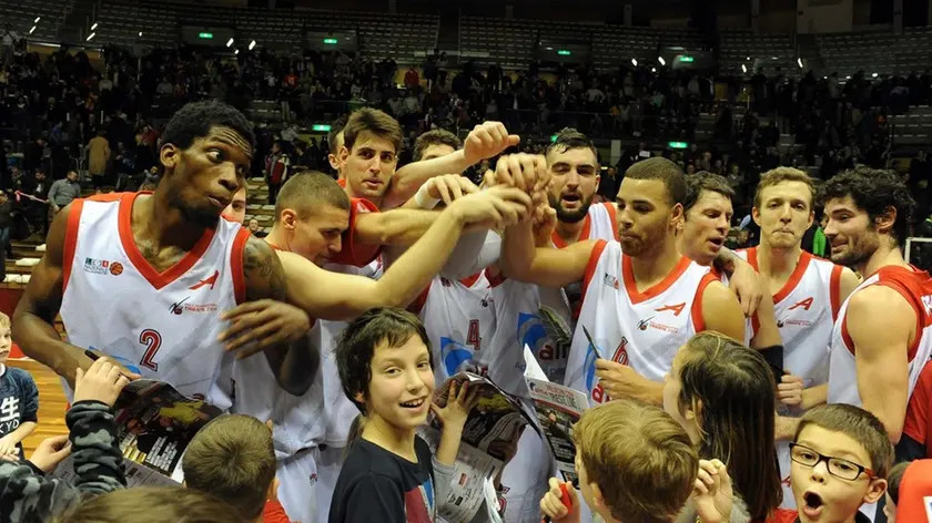 Foto BRUNI 07.02.16 Basket Serie A2 Est : ALMA Trieste-Recanati