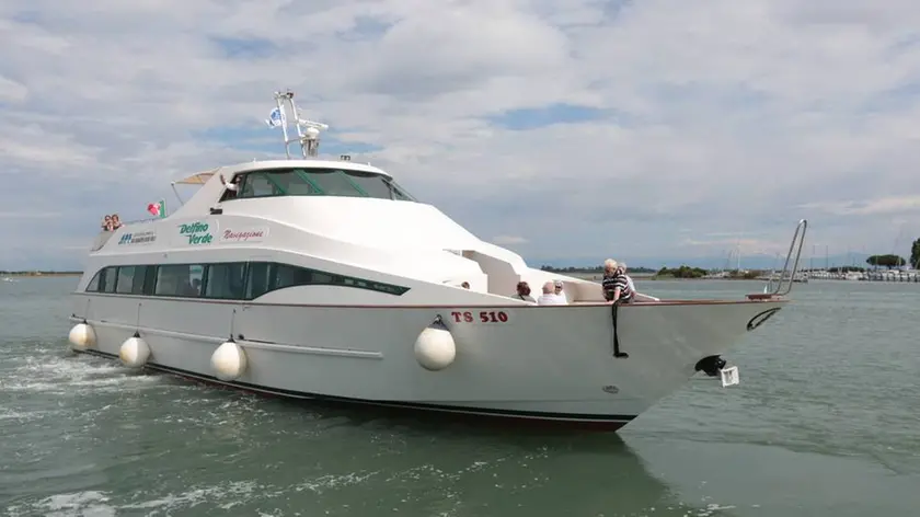 Bumbaca Gorizia 01.06.2014 Grado inaugurazione linea marittima APT Fotografia di Pierluigi Bumbaca