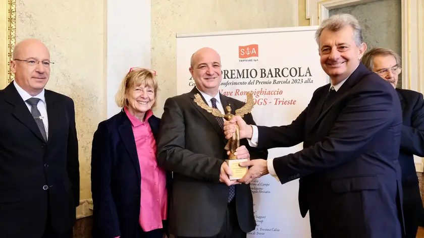 Il Premio Barcola assegnato alla nave Laura Bassi dell'Ogs di Trieste. Foto Silvano