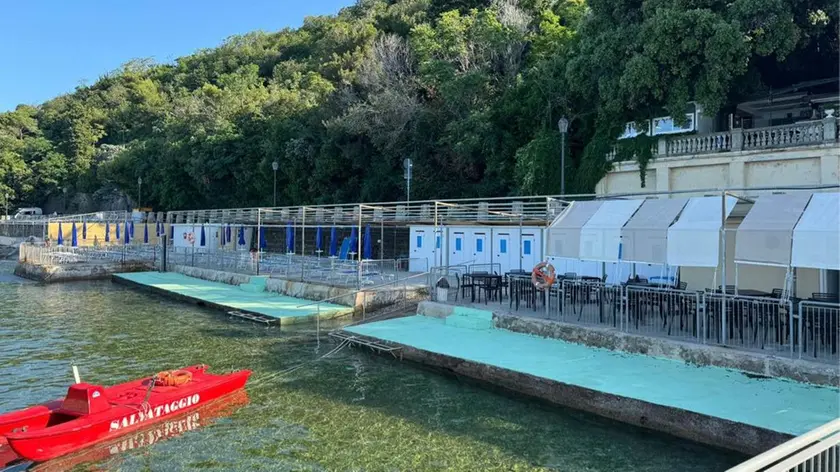 Il Bagno militare di Miramare rimesso quasi completamente a nuovo
