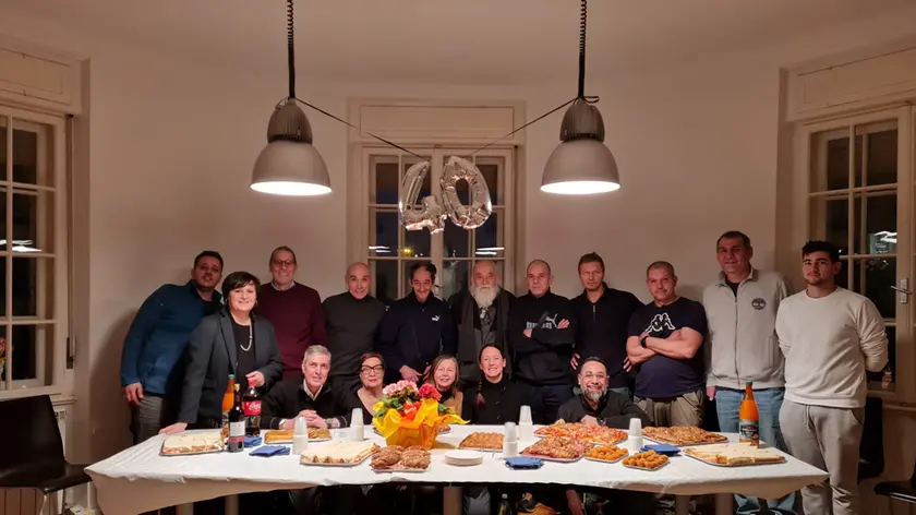 Il brindisi per il 40esimo anniversario