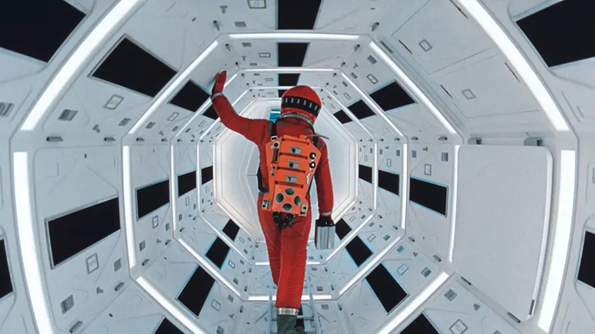 UNA SCENA DI 2001 ODISSEA NELLO SPAZIO