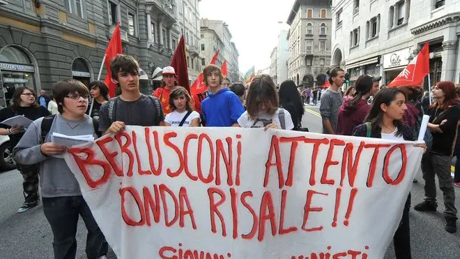 FOTO BRUNI Trieste 09 10 09 Corteo degli studenti