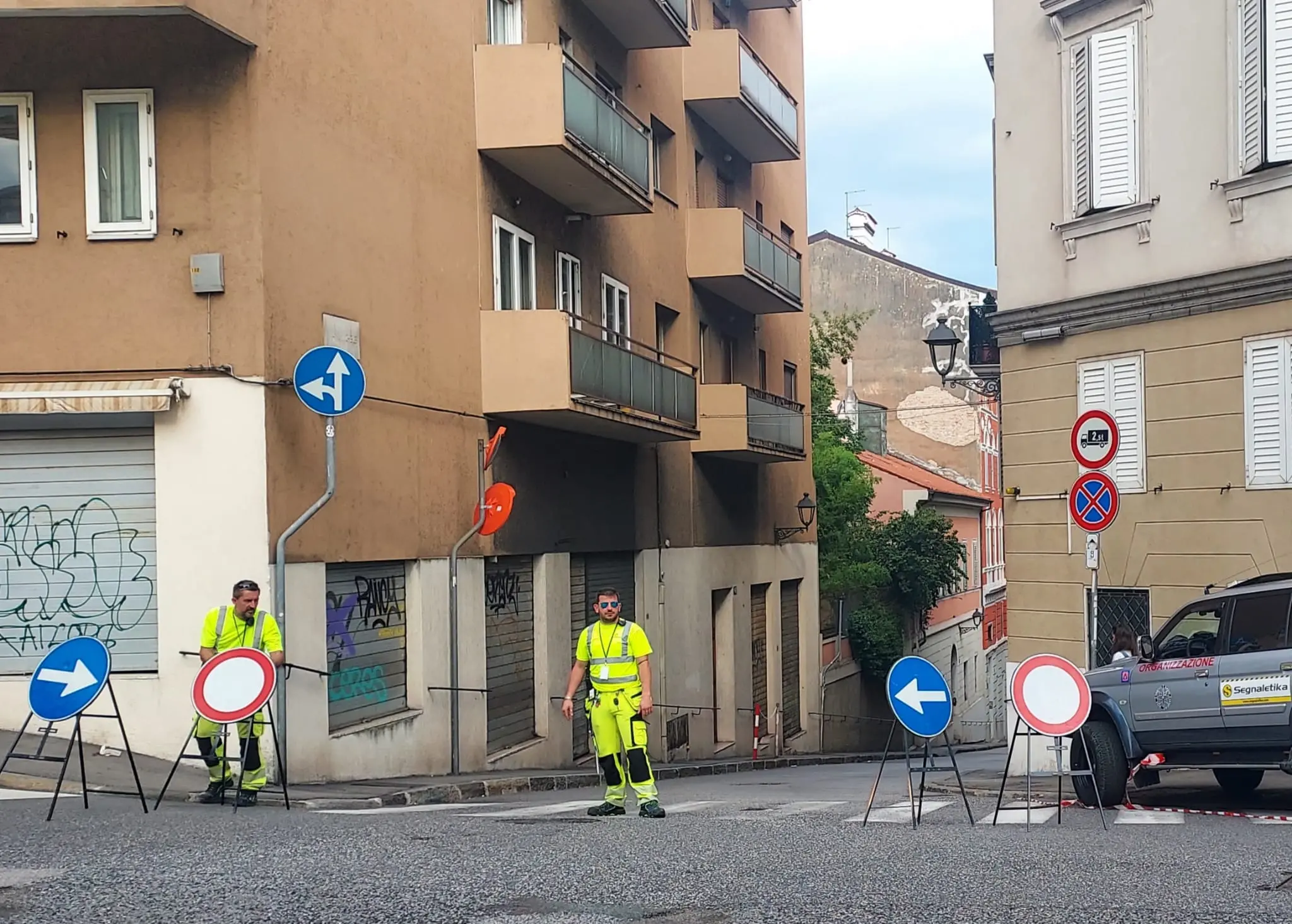 La chiusura di via San Michele (Bruni)