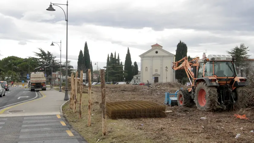 Bonaventura Monfalcone-06.02.2017 Lavori in corso e Centro commerciale La Vela-Zona Marcelliana-Monfalcone-foto di Katia Bonaventura