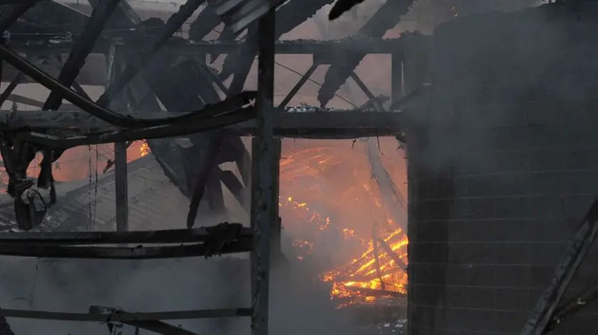San Giovanni al Natisone 20 dicembre 2016 catas incendio Copyright Petrussi Foto Press Turco Massimo