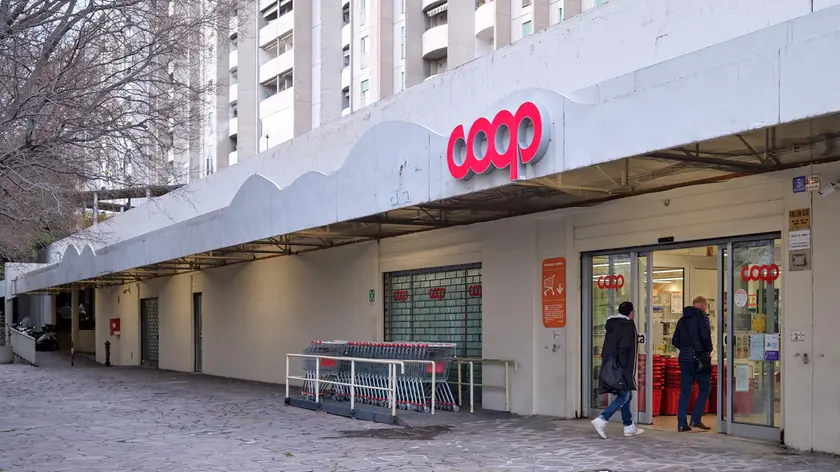 Il punto vendita Coop, ex Operaie e oggi Alleanza 3.0. Massimo Silvano