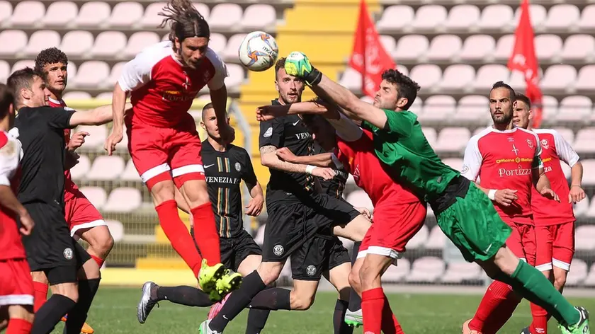 Lasorte Trieste 08/05/16 - Triestina - Venezia, gol Triestina