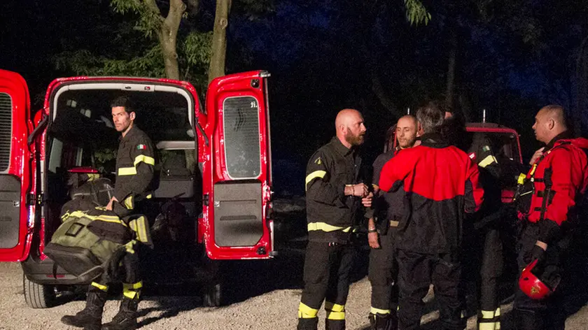 Bonaventura Monfalcone-29.04.2018 Ricerche corpo-Vigili del fuoco-Parco dell'Isonzo-Turriaco-foto di Katia Bonaventura