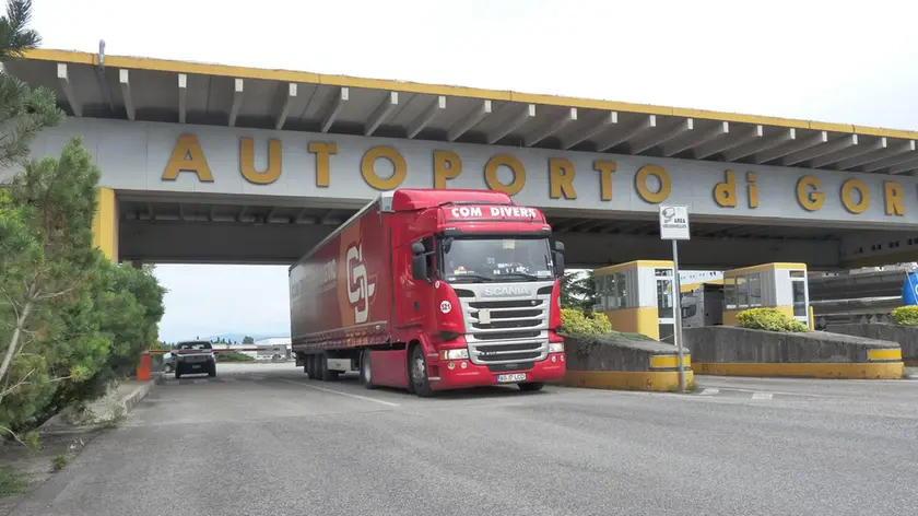 L'autoporto della Sdag a Gorizia