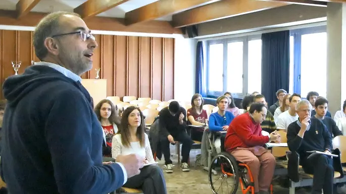 Lasorte Trieste 23/03/19 - Liceo Petrarca, Incontro con Economista Loser
