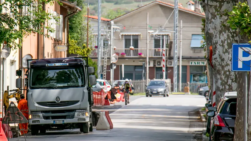 Bonaventura Monfalcone-18.05.2020 Lavori in corso-Viale Serenissima-Ronchi dei Legionari-foto di Katia Bonaventura
