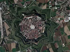 La Fortezza di Palmanova vista dall'alto