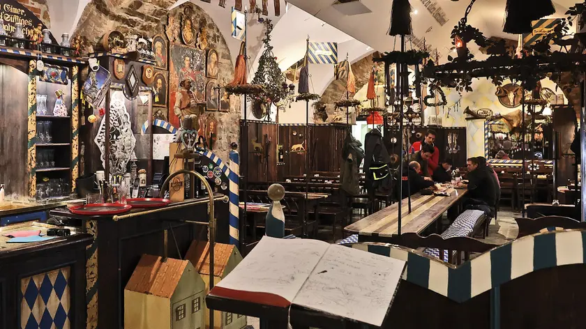 Gli interni del Kapuziner