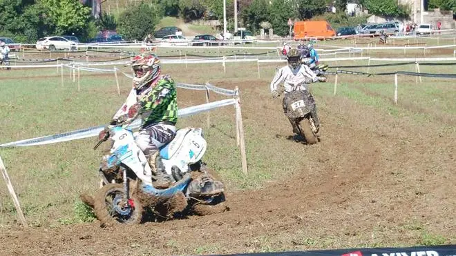 Bumbaca Gorizia 13.10.2013 Mossa gara motorini cross Fotografia di Pierluigi Bumbaca