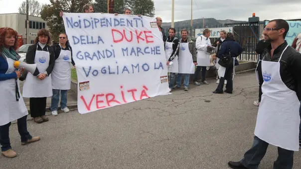 Lasorte Trieste 12/10/12 - Via di Muggia, Stabilimento Duke, Presidio Lavoratori