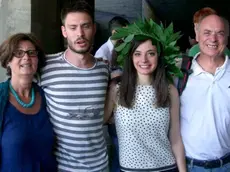 Giulio Regeni assieme ai genitori e alla sorella