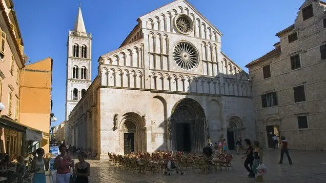 La cattedrale di Sant'Anastaia nel centro storico di Zara