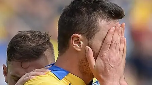 Foto LaPresse - Giuseppe Melone 08/05/2016 Frosinone ( Italia) Sport Calcio Frosinone vs Sassuolo Campionato di Calcio Serie A TIM 2015 2016 - Stadio "Matusa" - Frosinone Nella foto: FEDERICO DIONISI E DANIEL CIOFANI Photo LaPresse - Giuseppe Melone 08/05/2016 Frosinone (Italy) Sport Soccer Frosinone vs Sassuolo Italian Football Championship League A TIM 2015 2016 - "Matusa" Stadium of Frosinone In the pic: FEDERICO DIONISI AND DANIEL CIOFANI