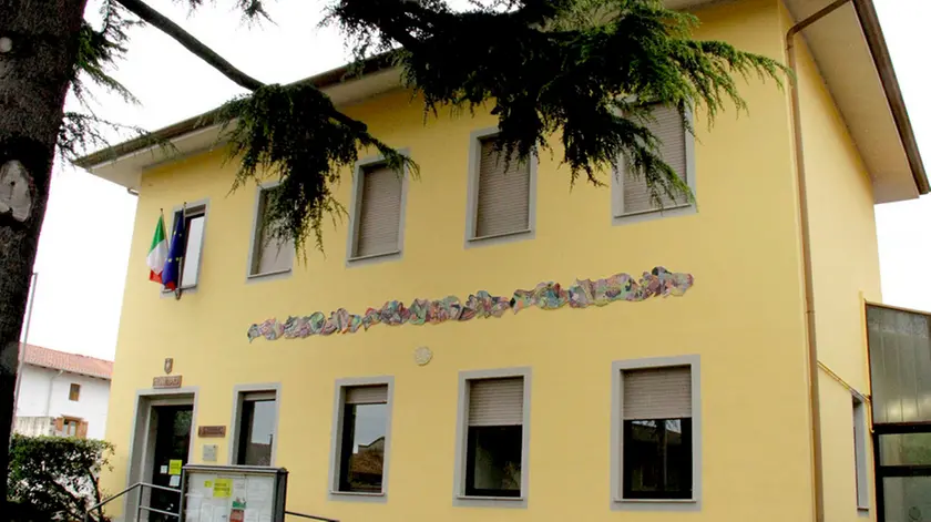 Bonaventura Monfalcone-14.04.2016 Mosaico-Facciata Municipio-San Pier d'Isonzo-foto di Katia Bonaventura