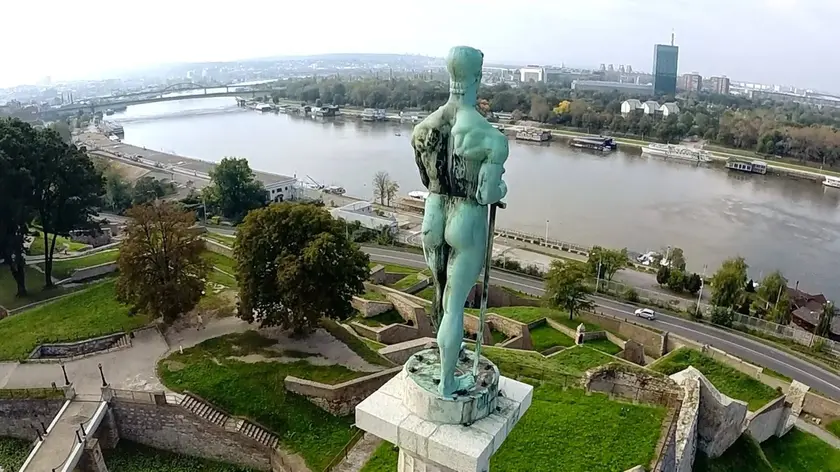 Veduta di Belgrado, capitale serba