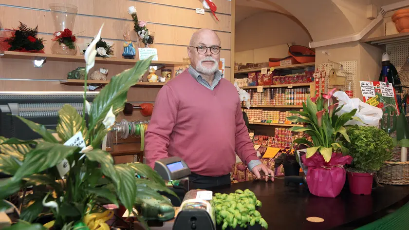 Ezio Righi, titolare della storica agraria (foto Lasorte)