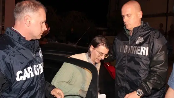 L'assassino Nicola Garbino il giorno dell'arresto