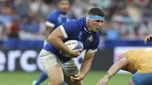L’azzurro Giacomo Nicotera milita nella Benetton