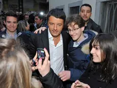 Udine 10 Aprile 2013. Matteo Renzi in Piazza Matteotti in sostegno della candidatura di Debora Serracchiani alla presidenza della regione Friuli Venezia Giulia. Telefoto copyright Petrussi Foto Press / Diego Petrussi