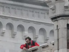 Lasorte Trieste 08/01/14 - Castello di Miramare, Lavori sul Tetto per Infiltrazioni d'Acqua