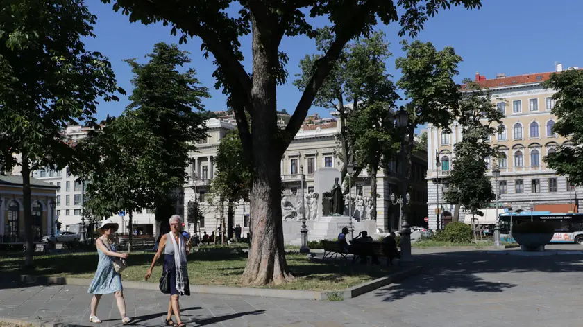 Piazza Libertà a Trieste in una foto di archivio