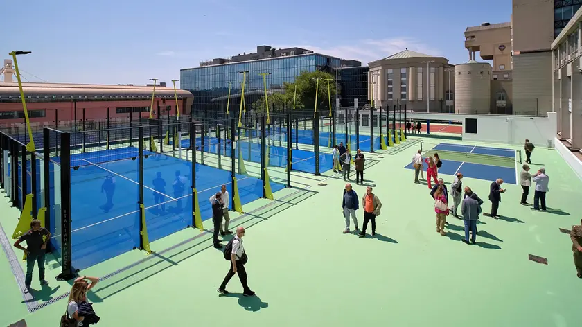 L'impianto sportivo di Trieste Campus in via Locchi (Fotoservizio di Massimo Silvano)