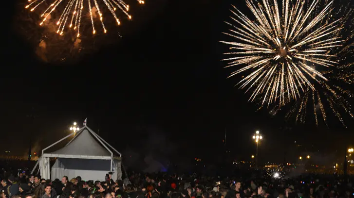 I fuochi d'artificio a Capodanno