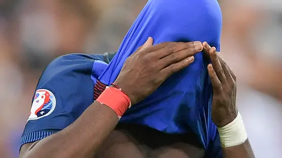 10.07.16 - Francia-Portogallo finale EURO 2016 - nella foto: Pogba delusione